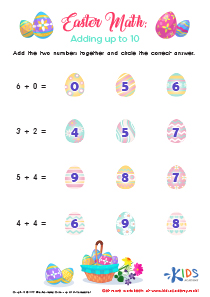 Count and Match Points 10 Math Worksheet: Free Math Printable PDF for